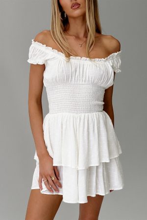 The Love Galore Romper White