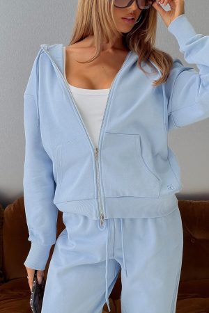All Day Oversized Hoodie Icy Blue