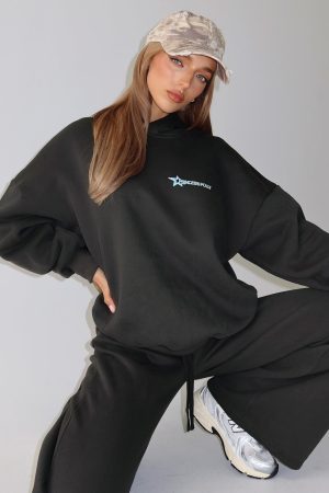 Princess Polly Stargirl Hoodie Charcoal
