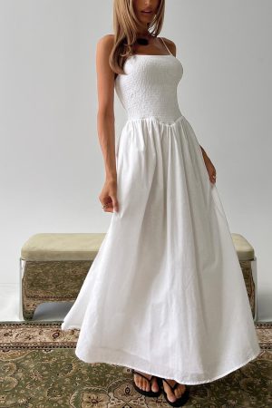 Carys Maxi Dress White