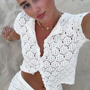 Sun Still Shines Crochet Set White