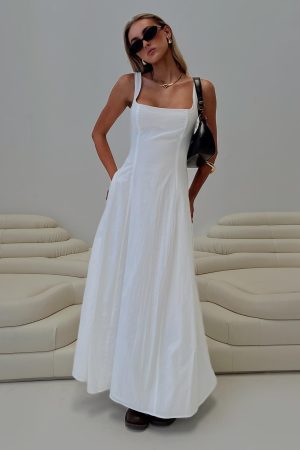 You Can Maxi Dress White