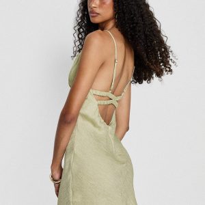 Makaia Balconette Mini Dress Sage