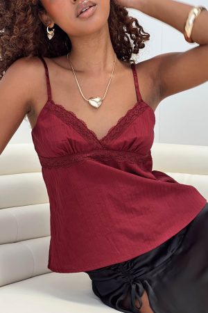 Lunya Top Burgundy