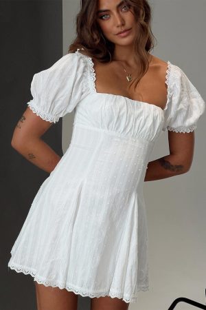 Rabatia Mini Dress White