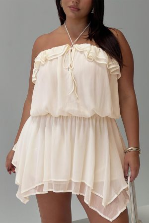 Soul Survivor Playsuit Cream Curve