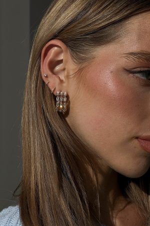 Ashlen Hoop Earrings Gold