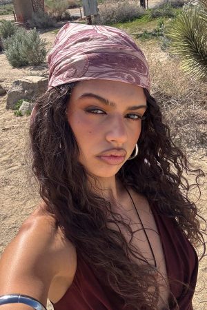 Nellie Hair Scarf Paisley