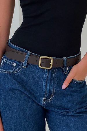 Chapman Belt Brown / Brass