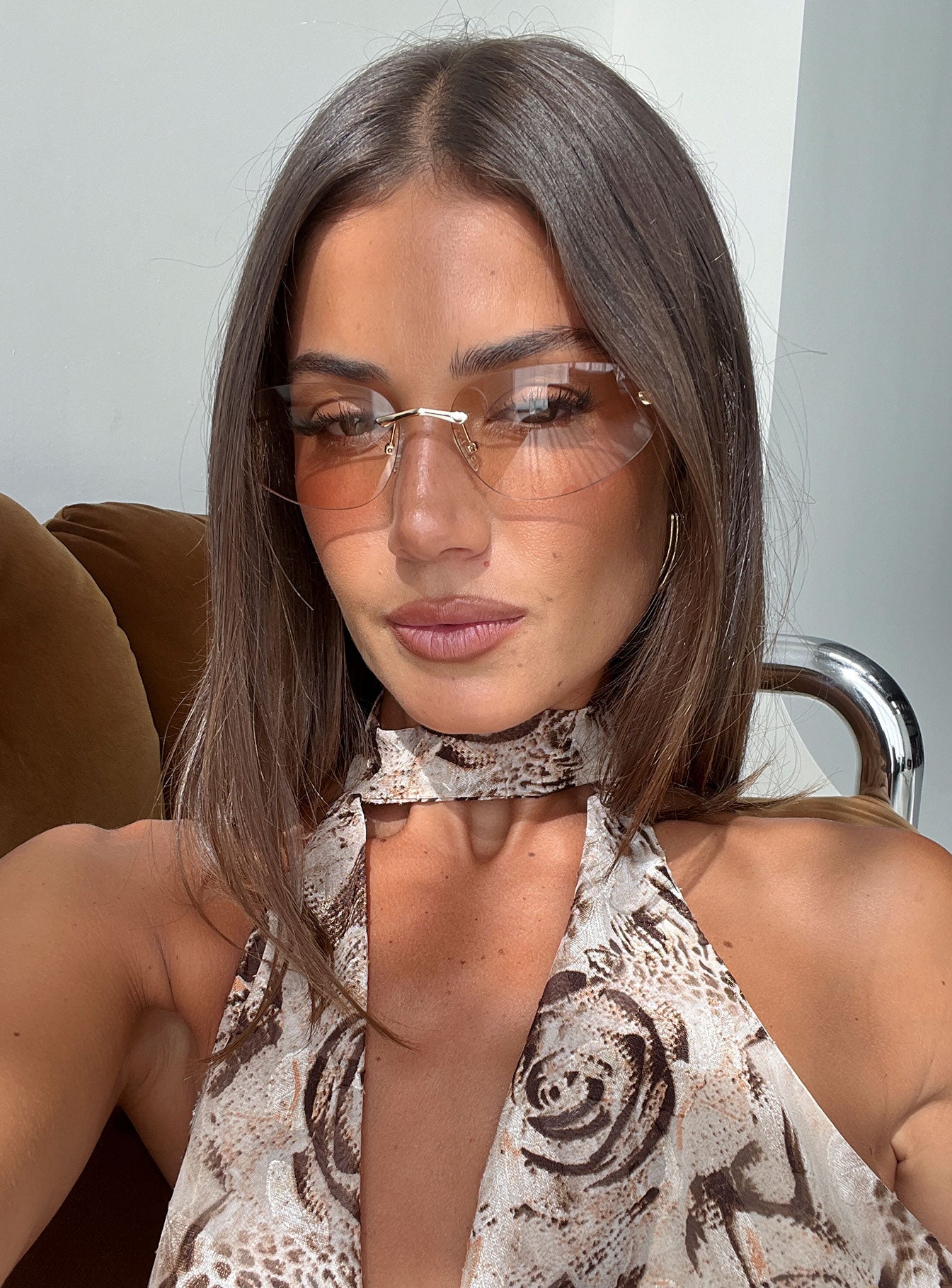 Summer Soiree Sunglasses Gold - Image 4