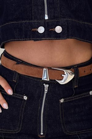 You're Strong Belt Brown / Silver