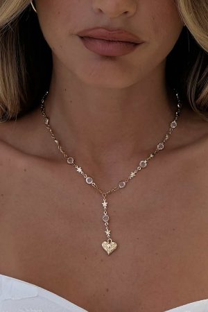Daniele Y Necklace Gold