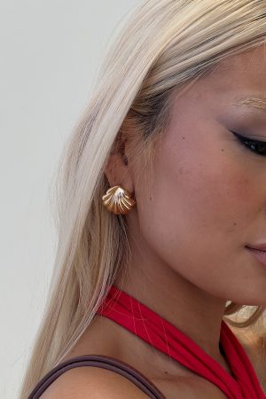 On Vacation Earrings Gold