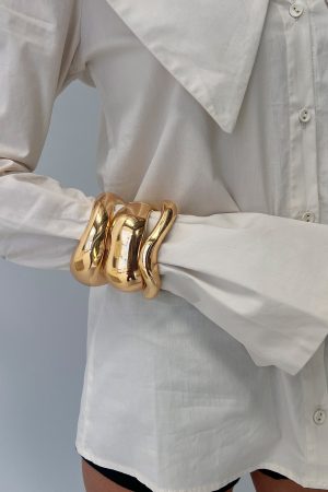 Hot Gossip Cuff Set Gold