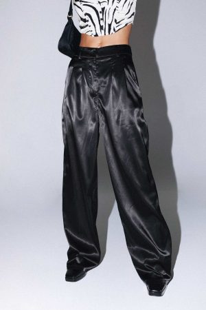 Archer Pants Satin Black