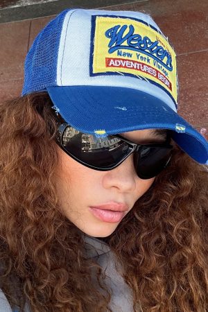 Adventures Trucker Hat Blue