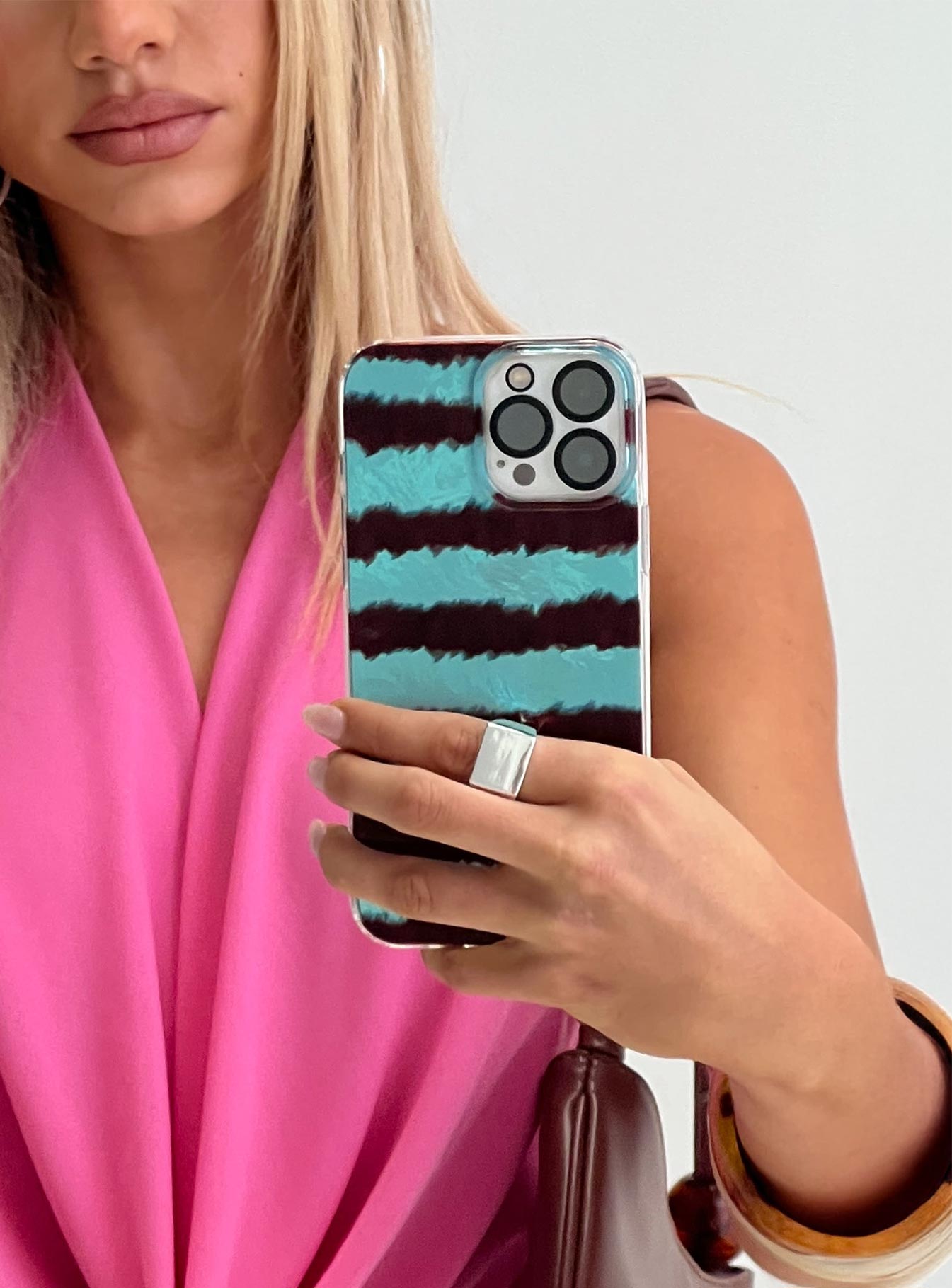 Easten Iphone Case Blue Stripe - Image 3