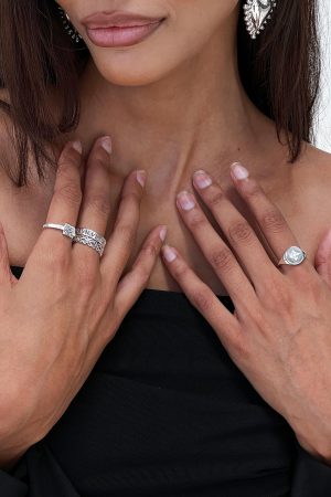 Love Parade Ring Set Silver