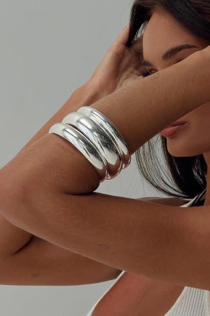 Farley Bangle Pack Silver