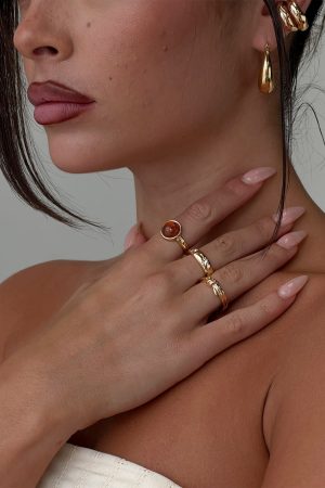 Dear London Ring Pack Gold