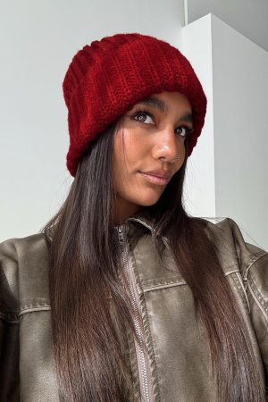 Cold Out There Beanie Red