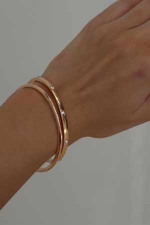 Glitter And Honey Diamante Bracelet Pack Gold