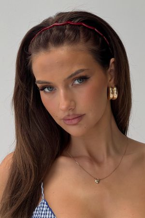 Demie Headband Burgundy