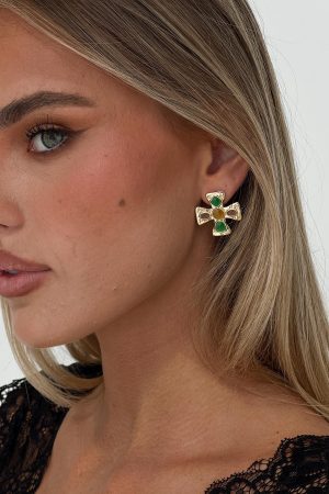Covie Earrings Gold