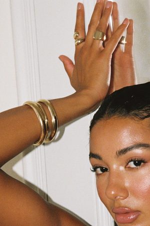 Dapperton Bangle Set Gold