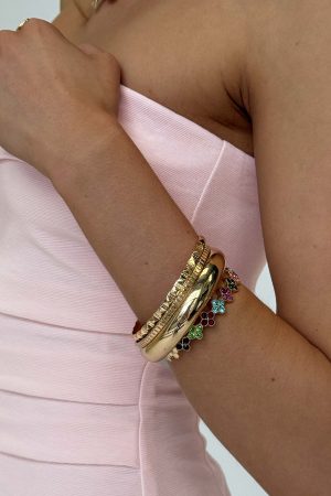 Blame Game Bracelet Set Gold