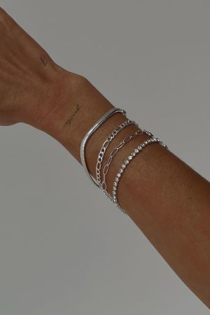 Esmerie Bracelet Set Silver