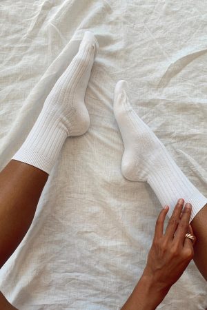 Sports Crew Ribbed Sock