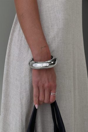 Eliya Chunky Bracelet Silver