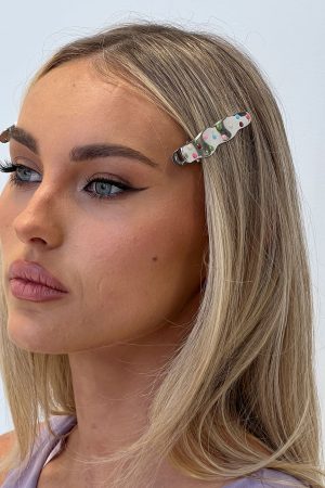Kind To Another Hair Clips Silver / Multi
