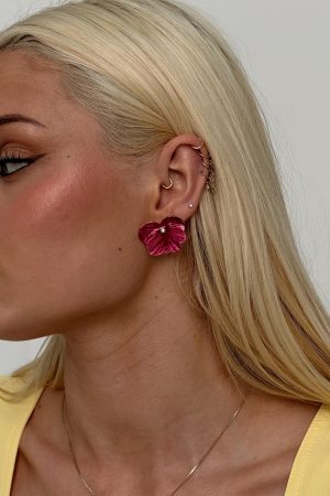 Emaline Earrings Pink