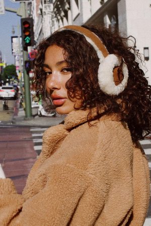 Crasey Ear Muffs Brown