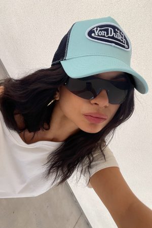Von Dutch Staple Trucker Hat Blue