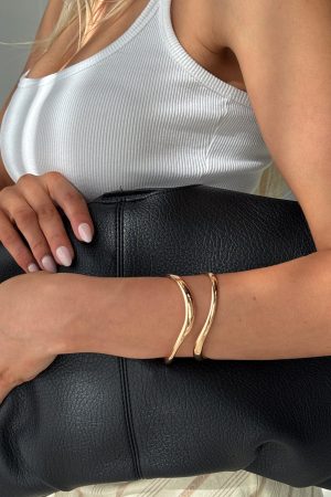 Secret To Love Cuff Gold