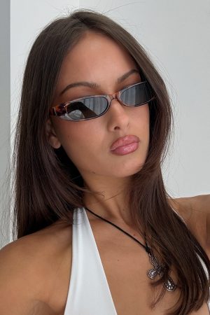 Bowery Slim Sunglasses Tort / Green