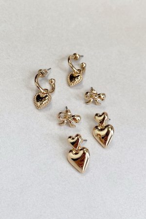 Stick With Me Earring Pack Gold