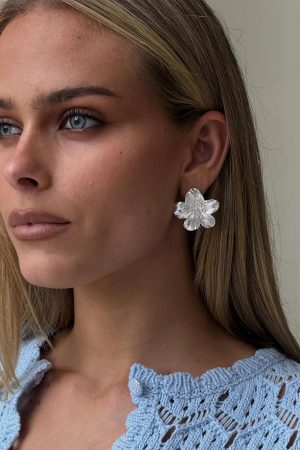 Posie Earrings Silver