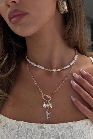 Victorea Necklace Set Gold