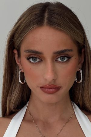 Merivale Diamante Earrings Gold