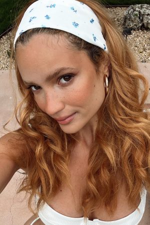 The Juney Headband Blue Floral