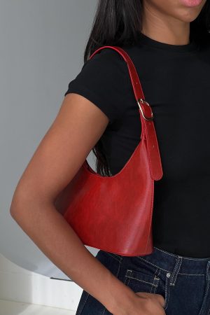 Lacen Shoulder Bag Dark Red