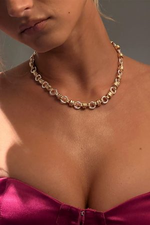 Annalie Linked Necklace Gold / Silver