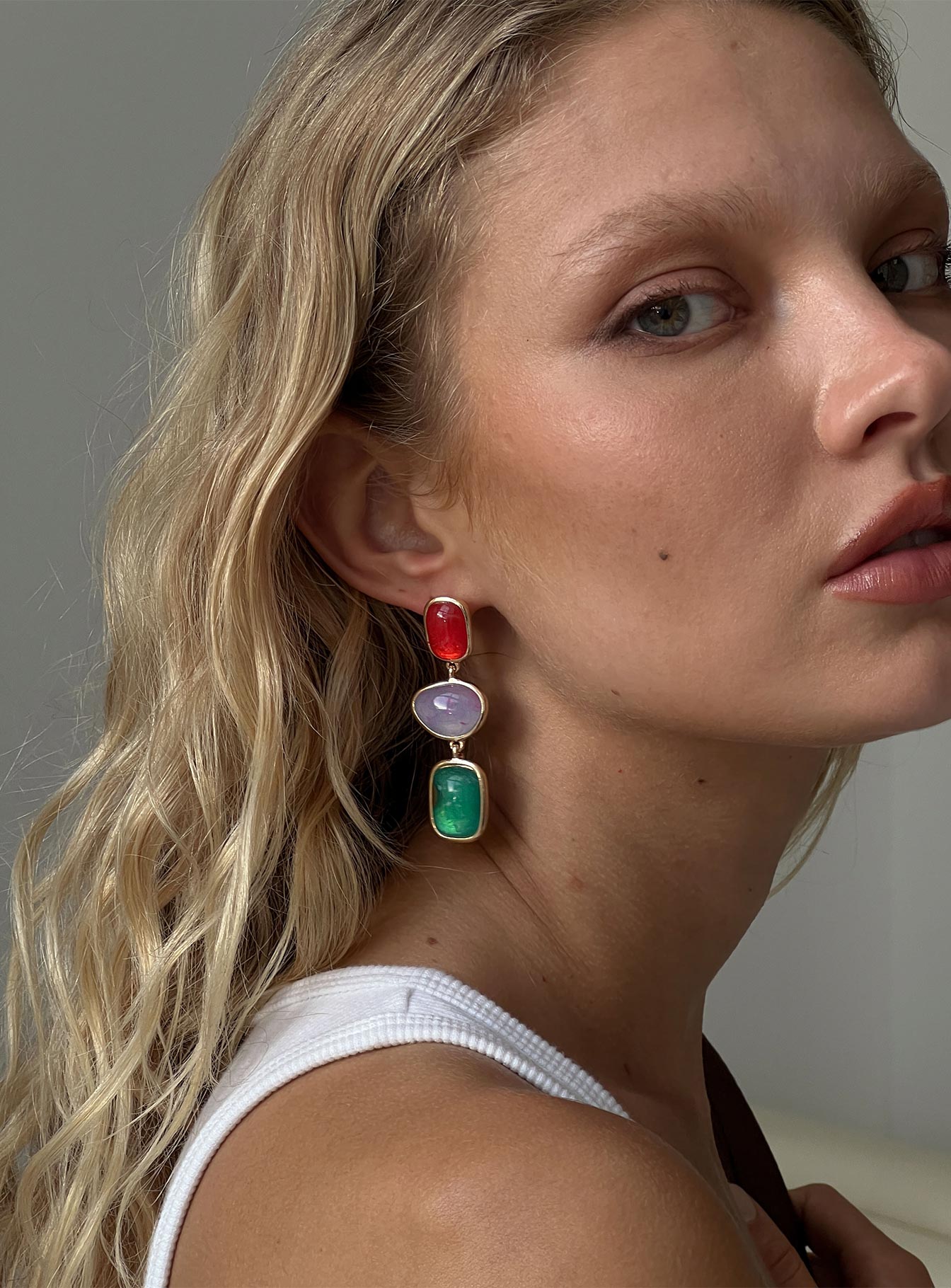 Rosabella Earrings Blue Multi - Image 5