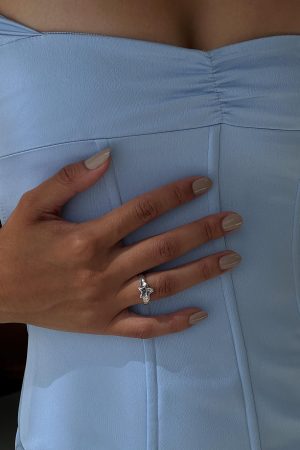 Marcelline Star Ring Silver