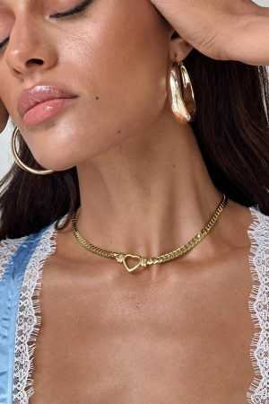 Power To Her Necklace Gold