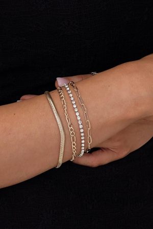 Esmerie Bracelet Set Gold